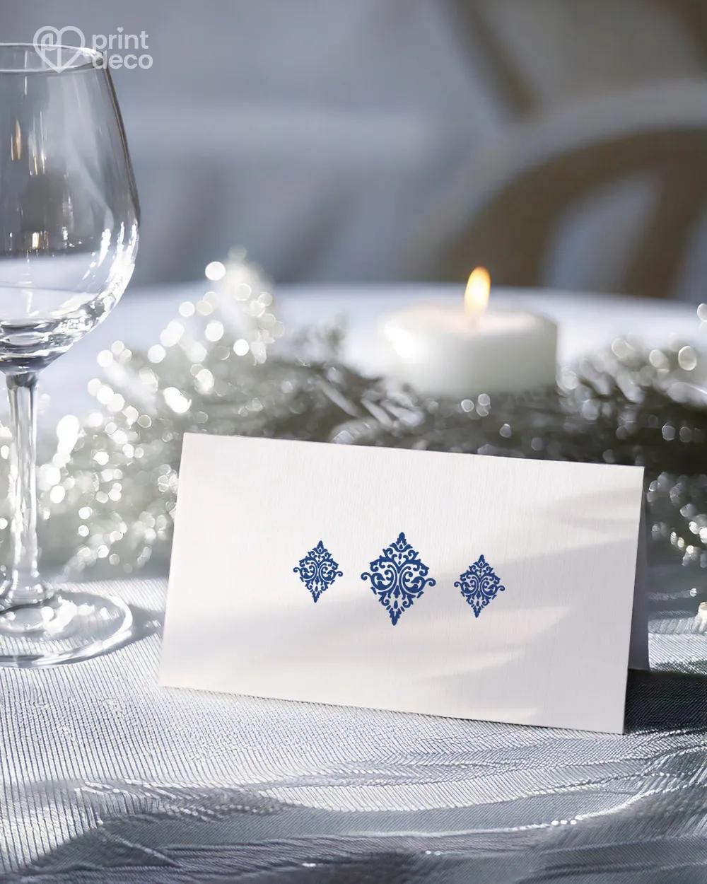 Svatební jmenovky – Luxusní Royal s královským motivem 1/2