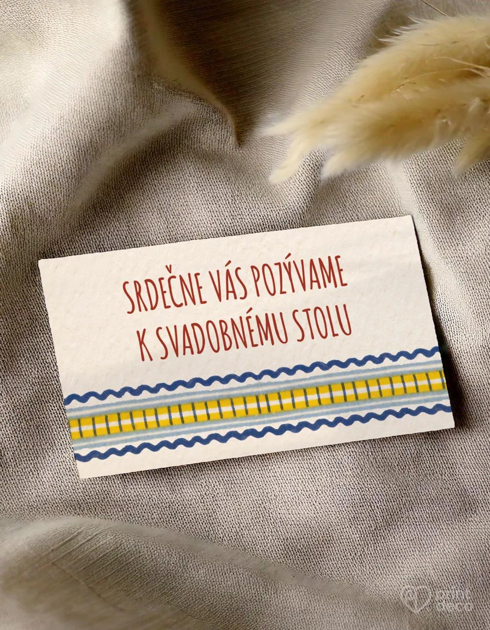 Pozvánky ke stolu – s lidovým motivem IV. 3/4