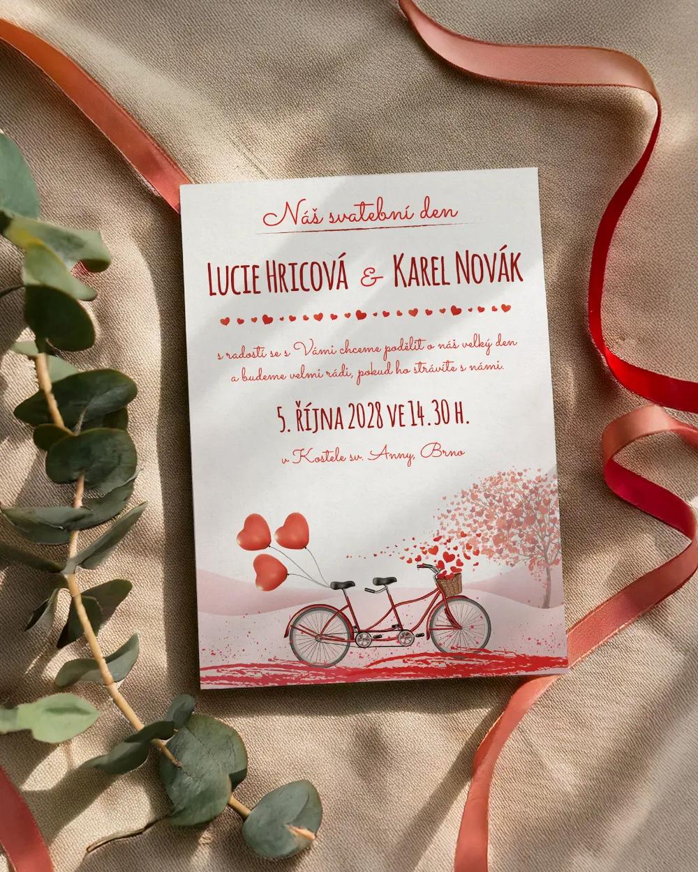 Svatební oznámení - Svatební kolo 1/2