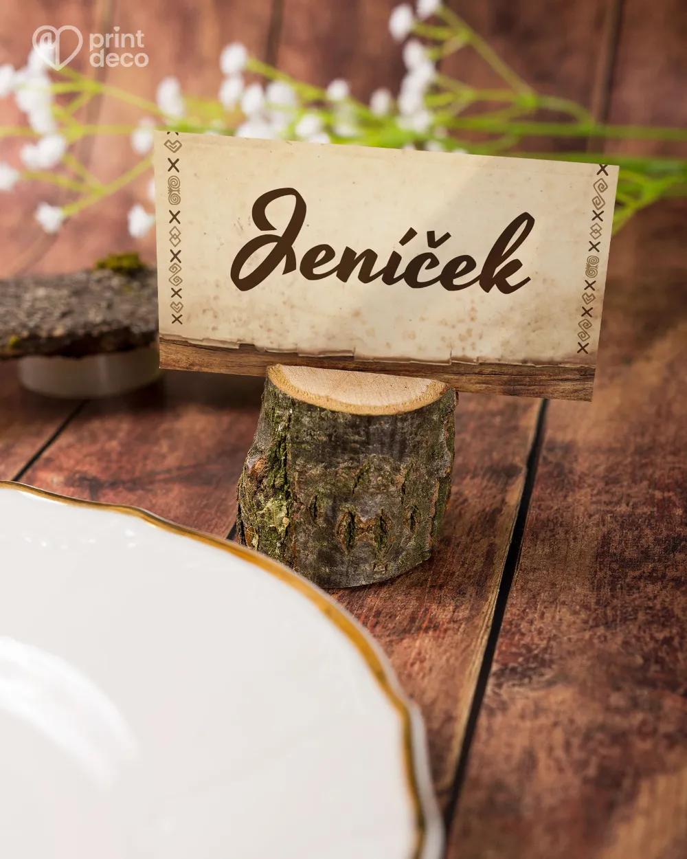 Jmenovky na oslavu s lidovým motivem 1/7