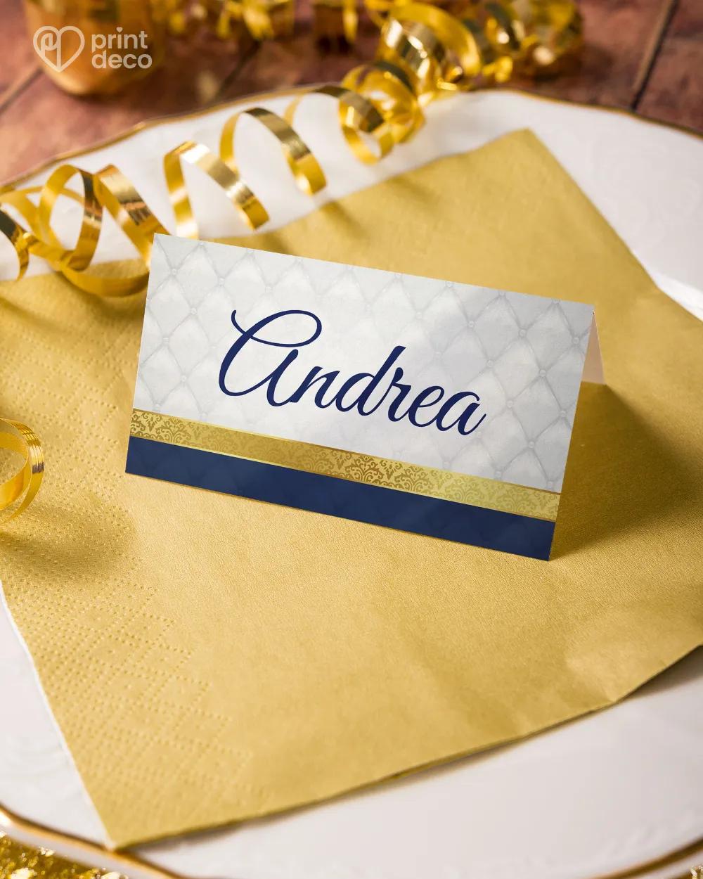 Jmenovky na oslavu s královským motivem 2/5