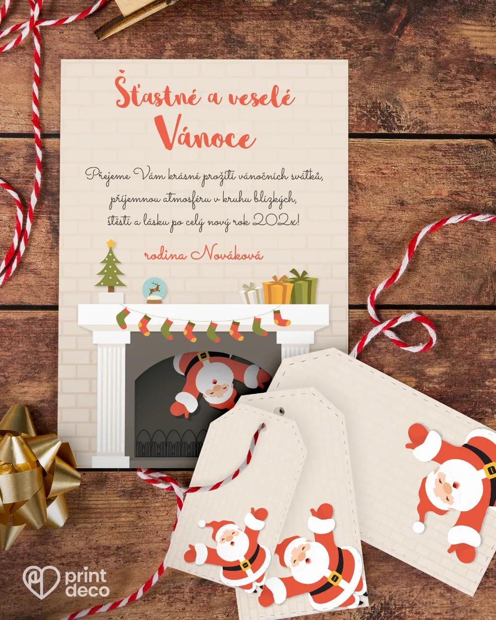 Vánoční pozdrav s veselým Mikulášem 1/3