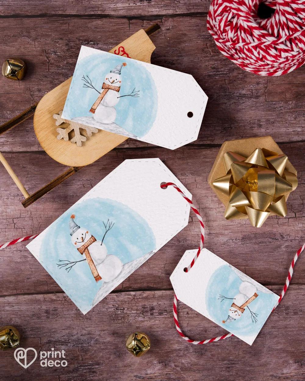 Vánoční pozdrav se sněhulákem 2/5