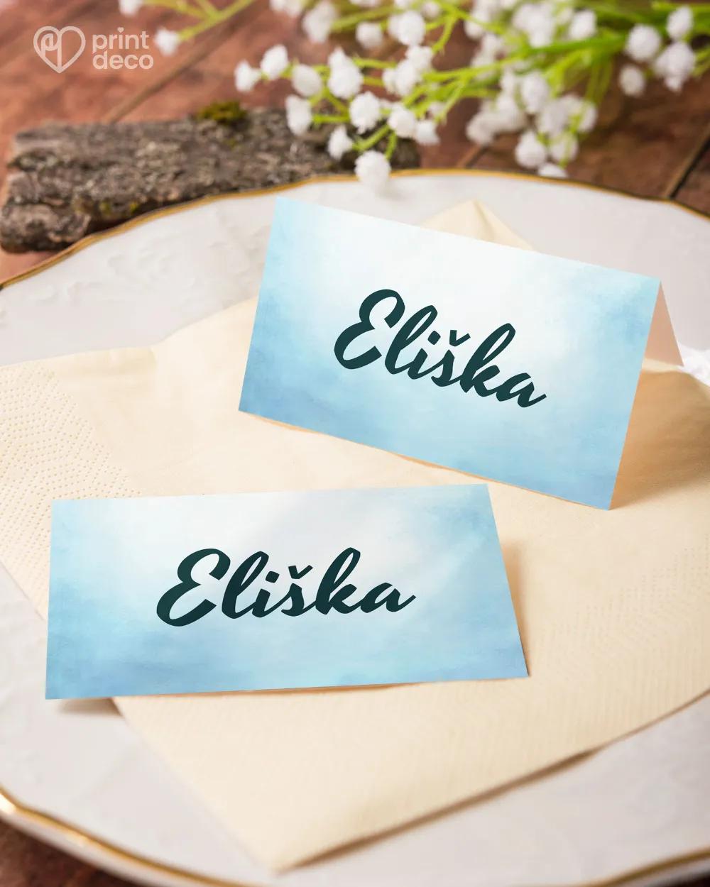 Jmenovky na oslavu Lidová krajinka 4/6