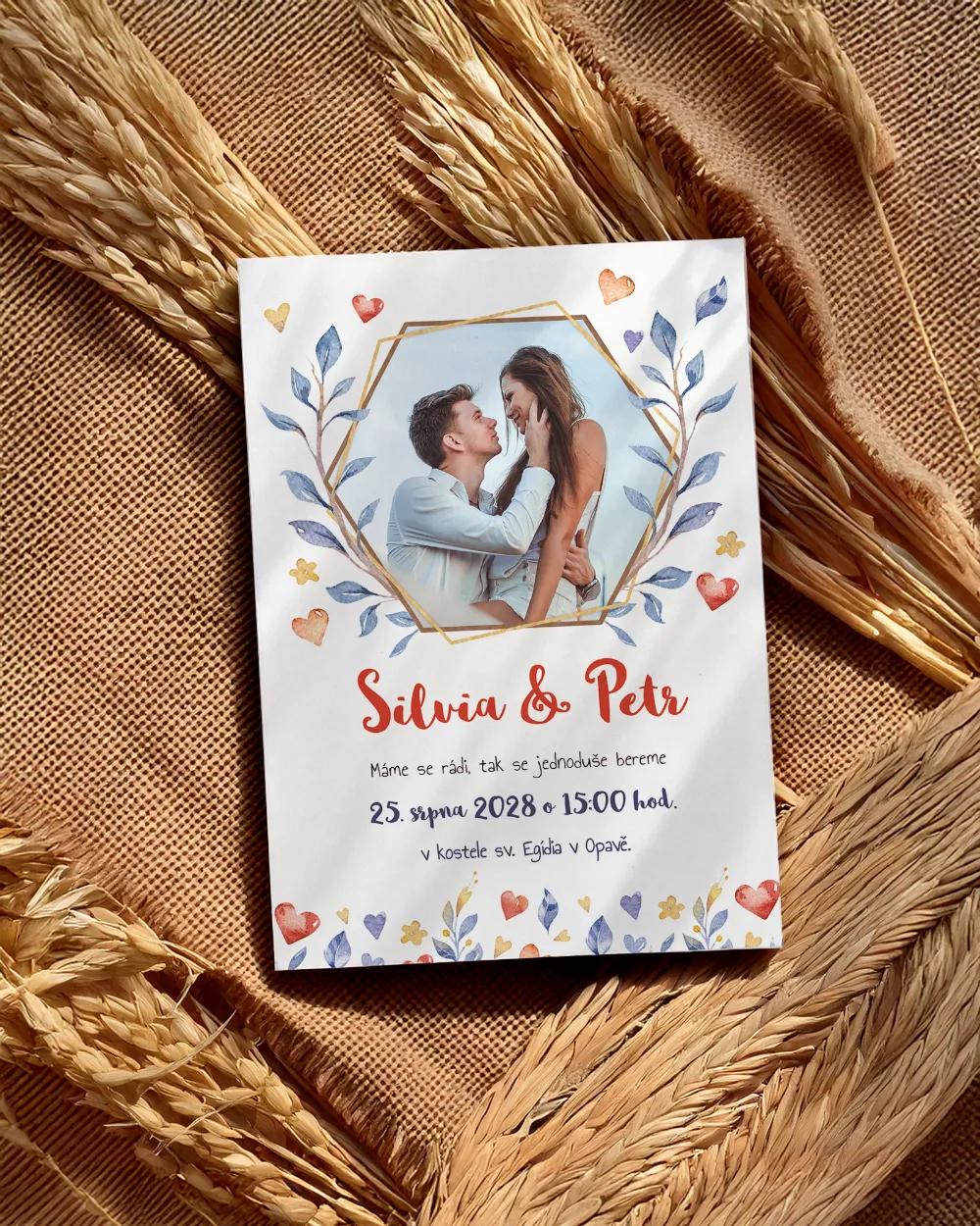 Svatební tiskoviny – V objetí větviček 1/2