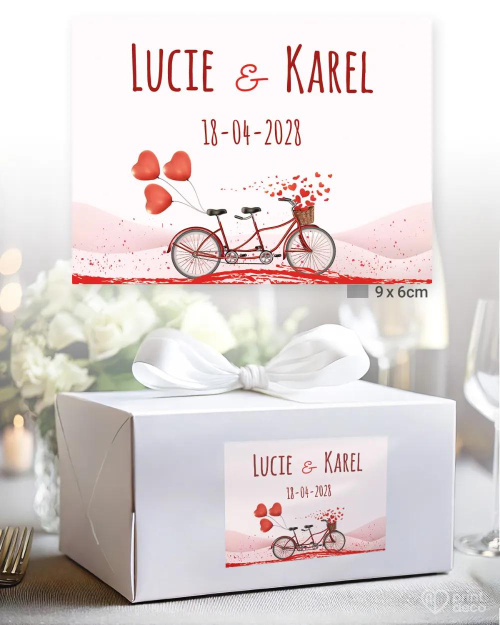 Svatební samolepky na výslužky svatební kolo 2/3