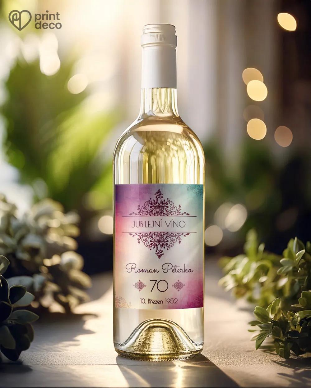 Etikety na láhve Trendy retro 1/2