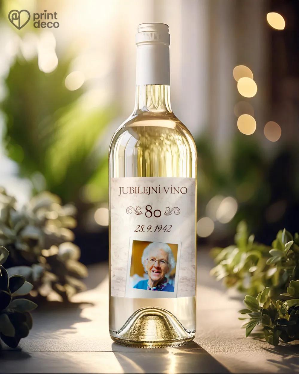 Etikety na láhve Vintage motiv s fotkov 1/2