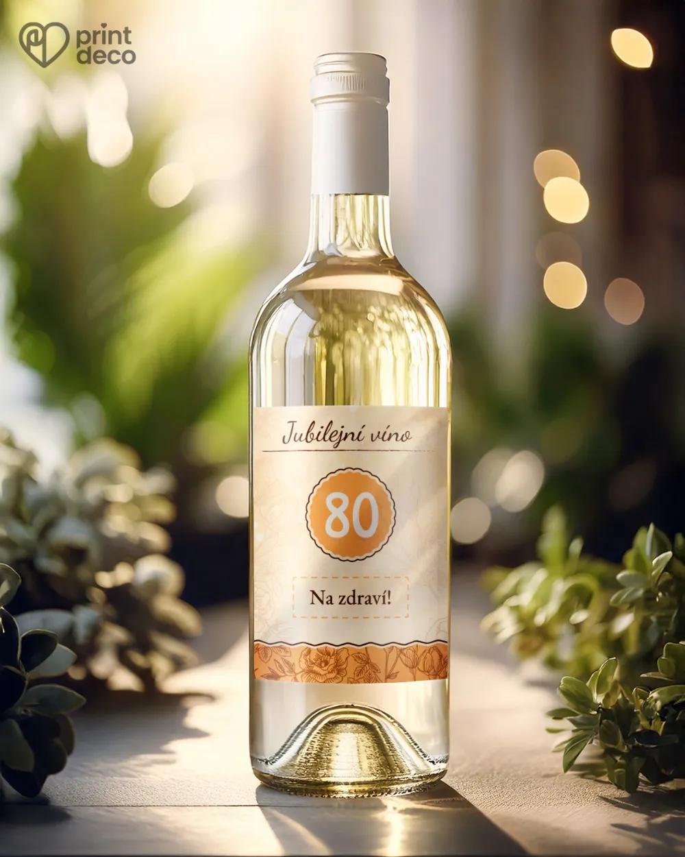 Etikety na láhve Vintage motiv II 1/2