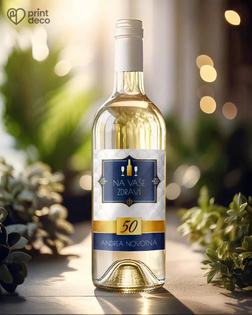 Etikety na láhve s královským motivem 1/2