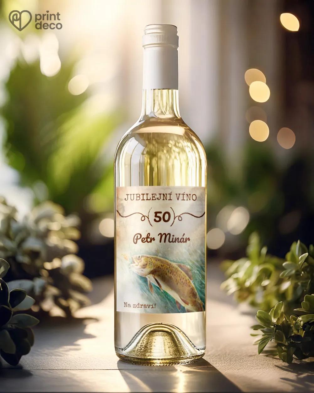 Etikety na láhve Rybář 1/2