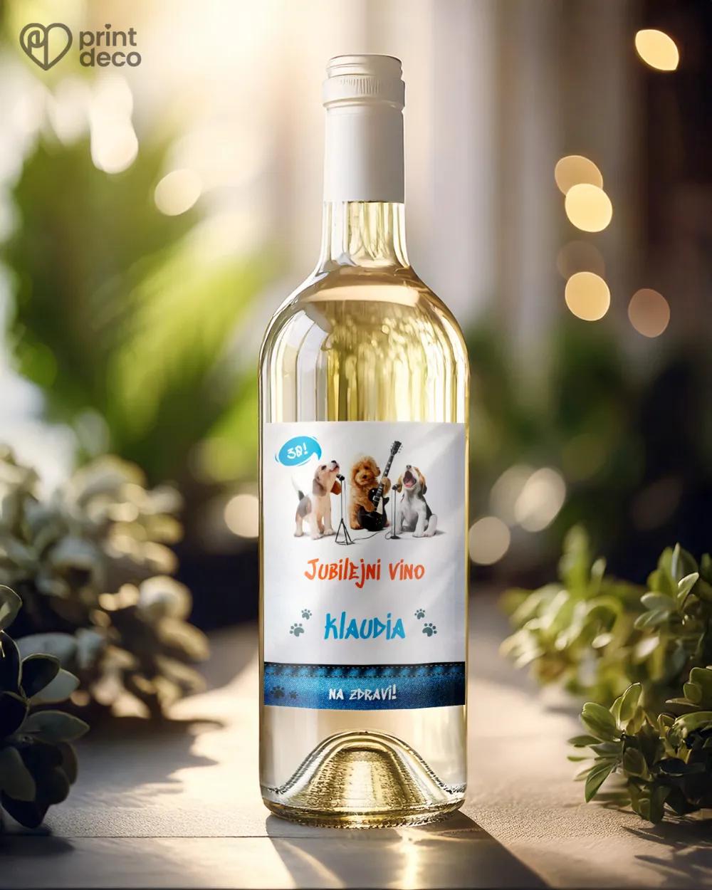 Etikety na láhve Divoká párty 1/2