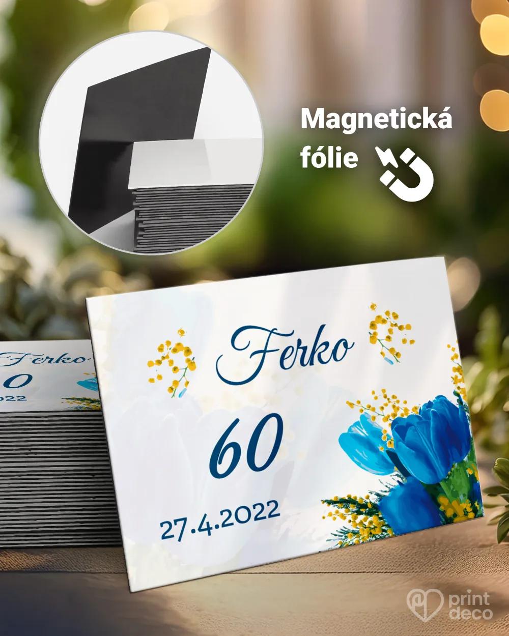 Památeční magnetky z oslavy Tulipány
