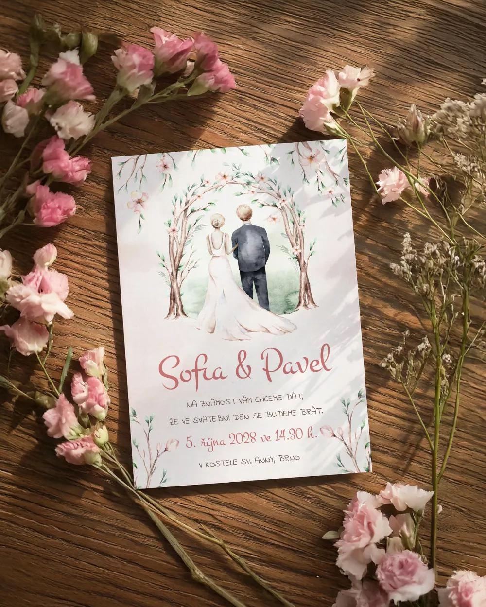 Svatební oznámení - Svatební brána 1/2