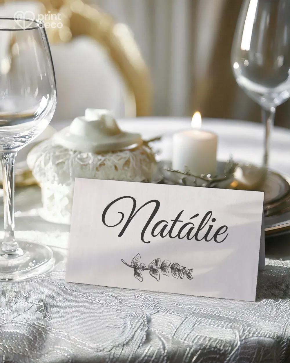 Jmenovky na oslavu Polní květiny I.