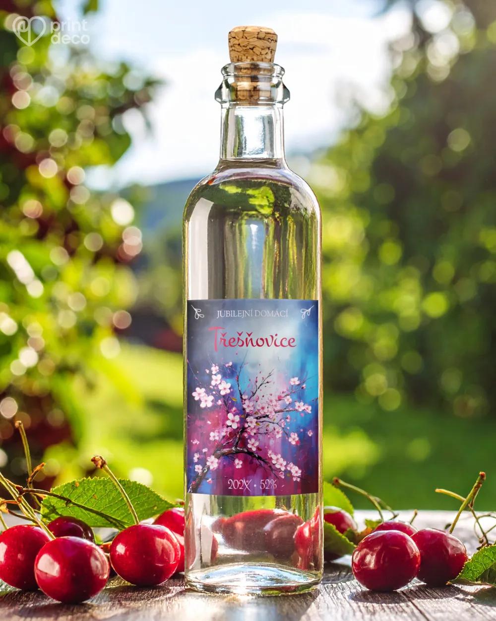 Etikety na třešňovici – motiv 04 1/2