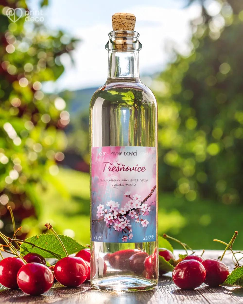 Etikety na třešňovici – motiv 06 1/2