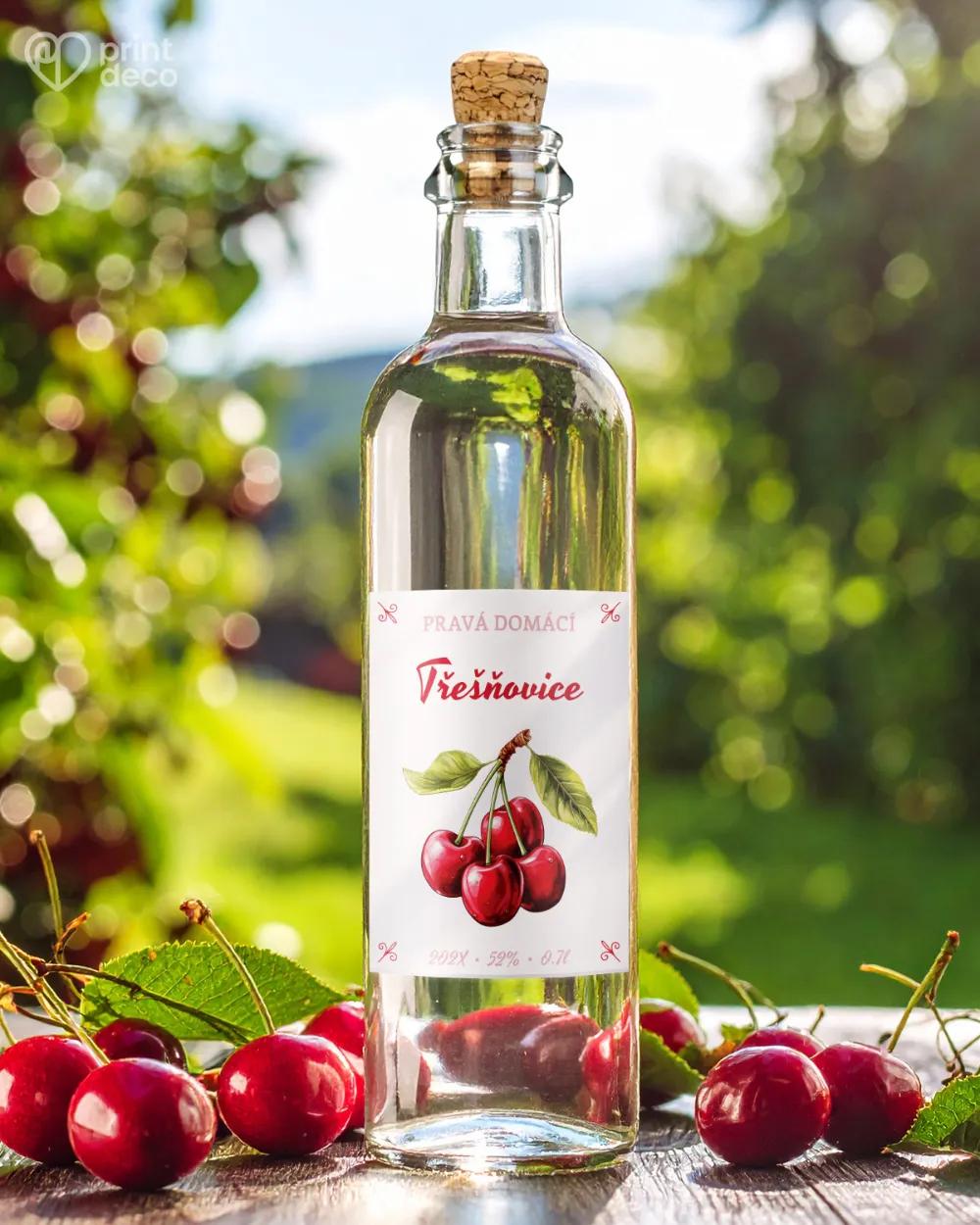 Etikety na třešňovici – motiv 08 1/2
