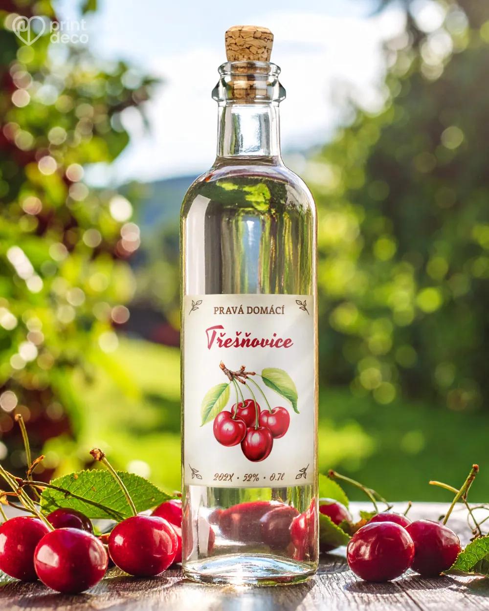Etikety na třešňovici – motiv 09 1/2