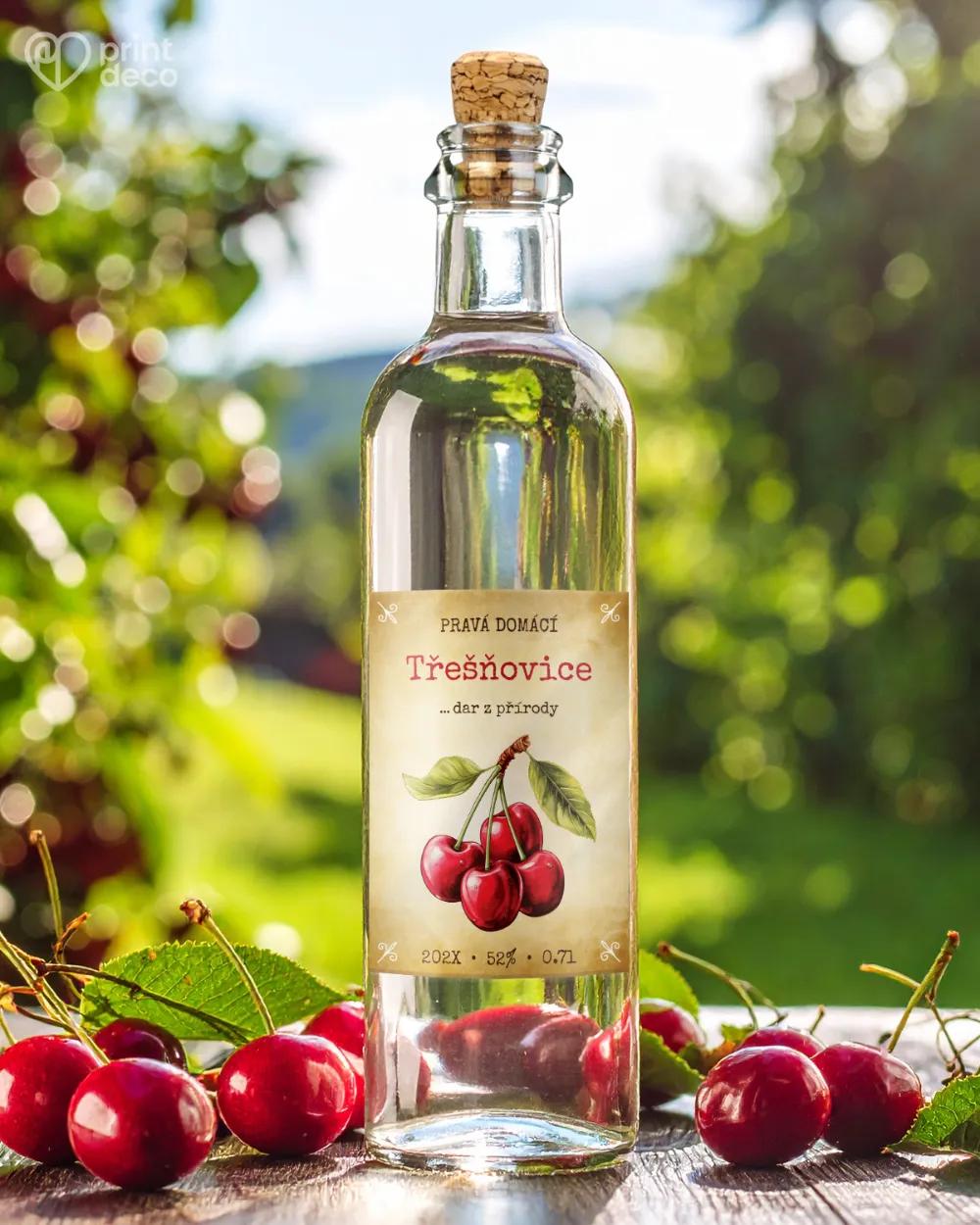 Etikety na třešňovici – motiv 10 1/2