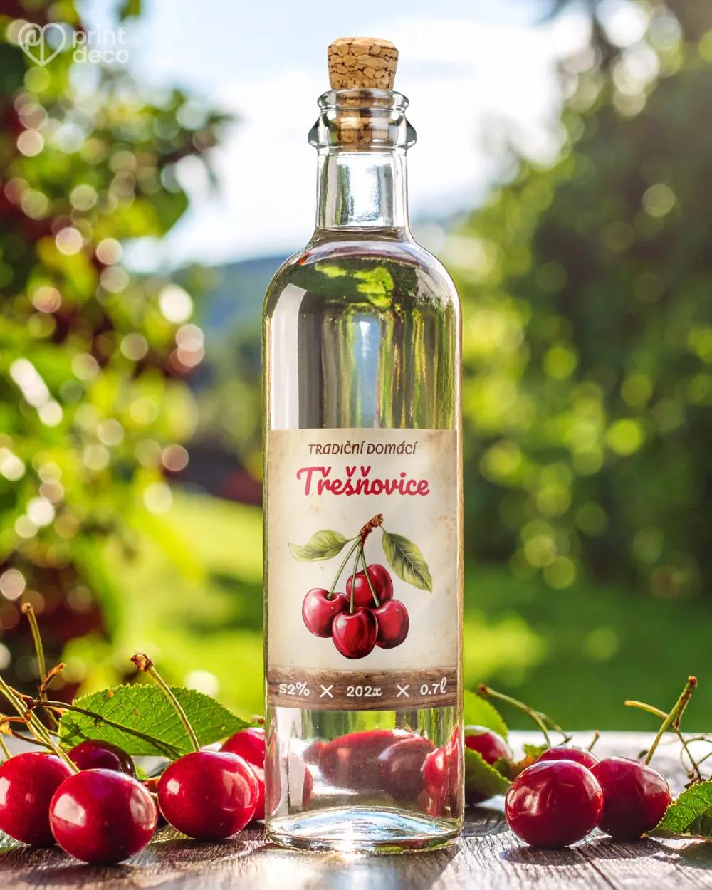 Etikety na třešňovici – motiv 11 1/2