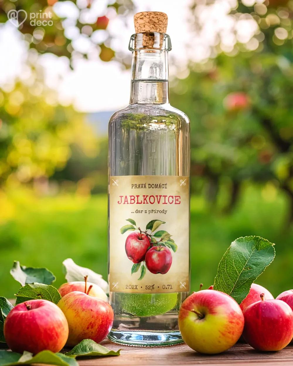 Etikety na jablkovici – motiv 14 1/2