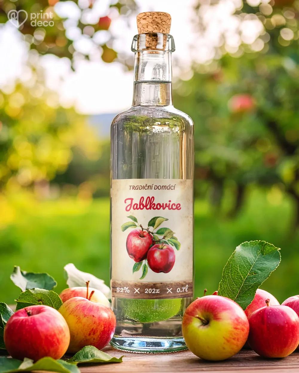 Etikety na jablkovici – motiv 15 1/2