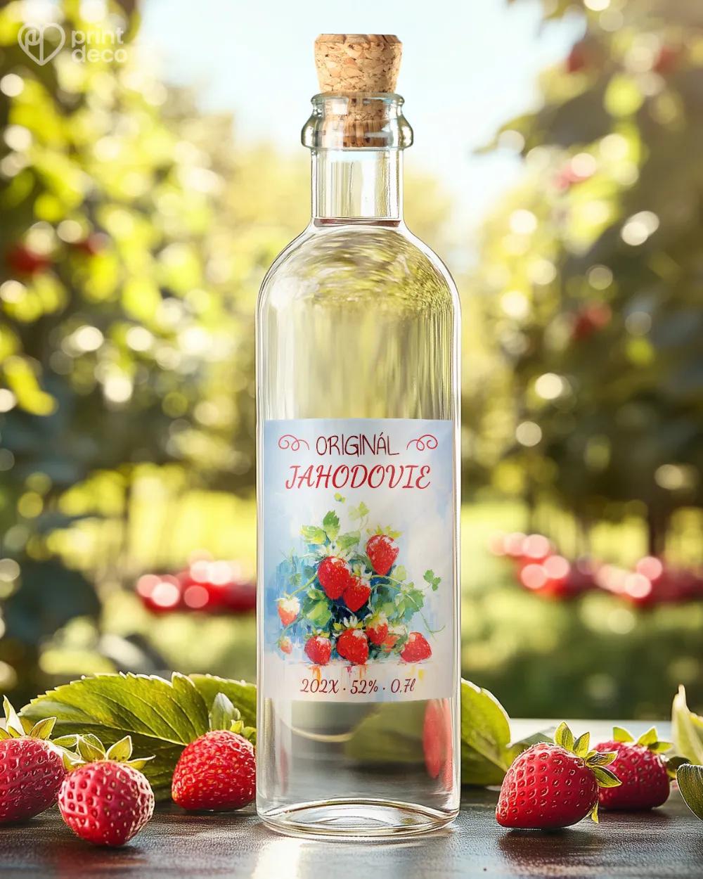 Etikety na jahodovici – motiv 02 1/2