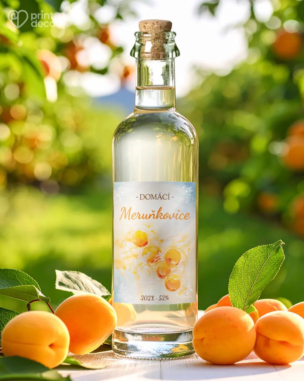 Etikety na meruňkovici – motiv 02 1/2