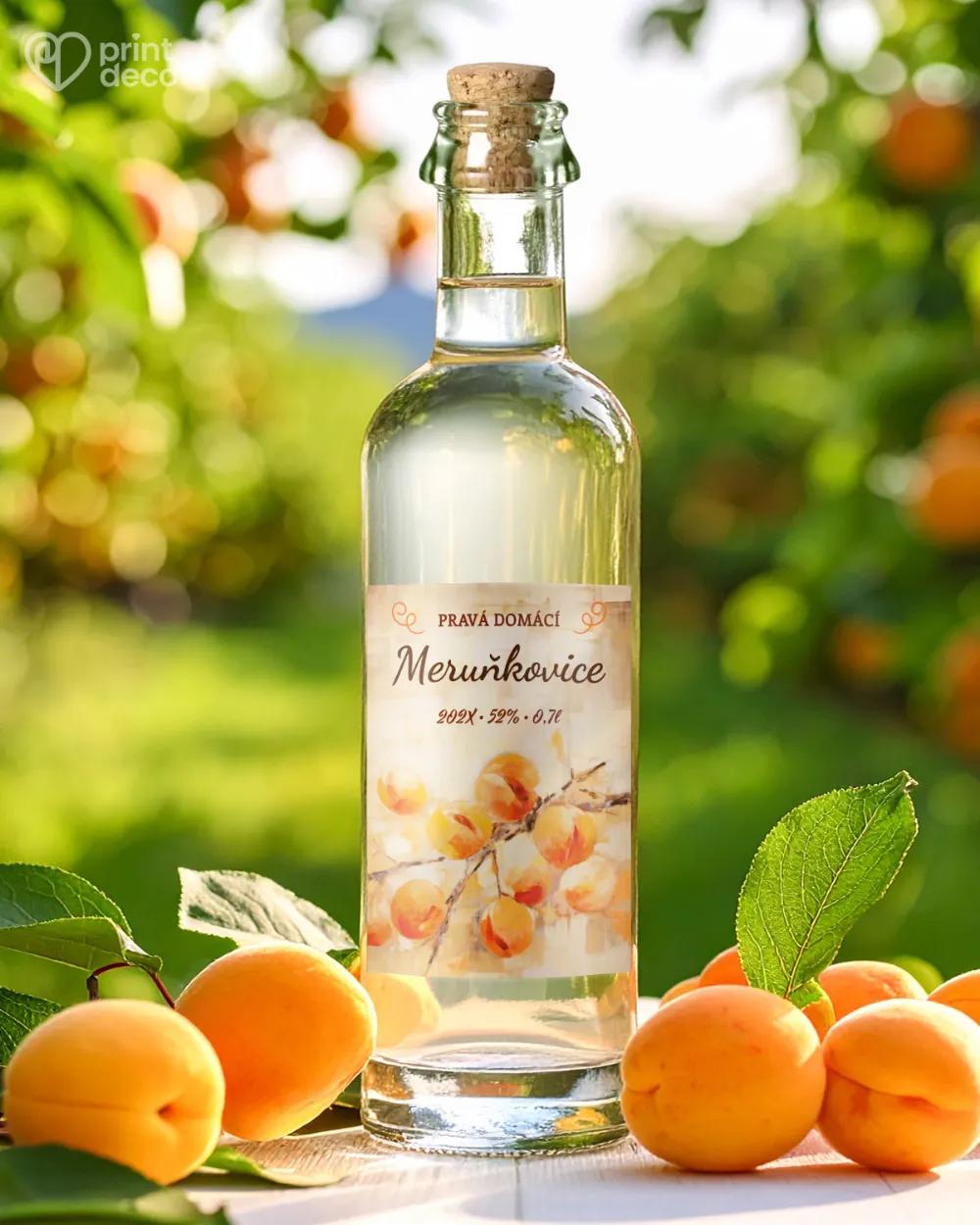 Etikety na meruňkovici – motiv 03 1/2