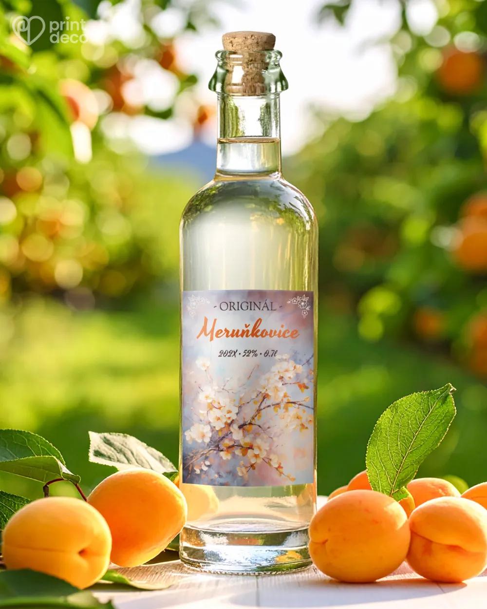 Etikety na meruňkovici – motiv 04 1/2