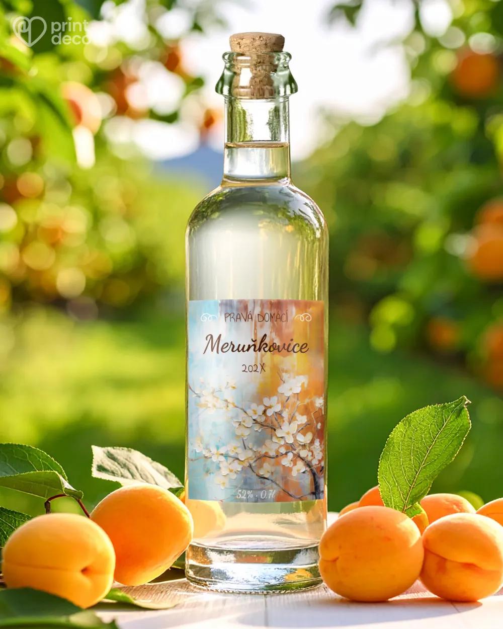 Etikety na meruňkovici – motiv 05 1/2