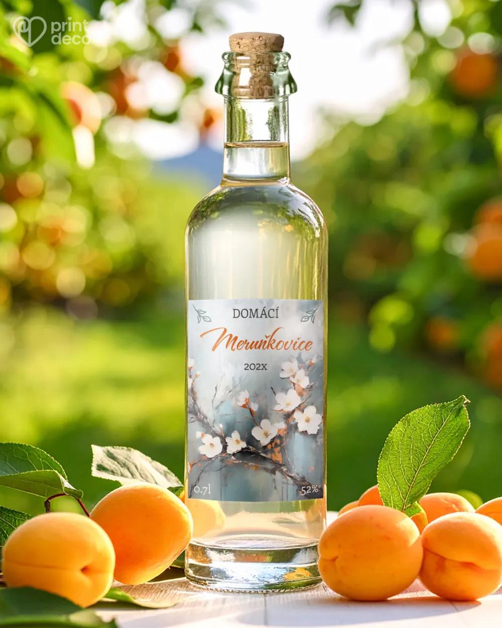 Etikety na meruňkovici – motiv 07 1/2