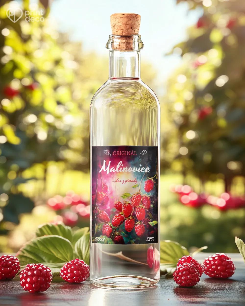 Etikety na malinovici – motiv 03 1/2