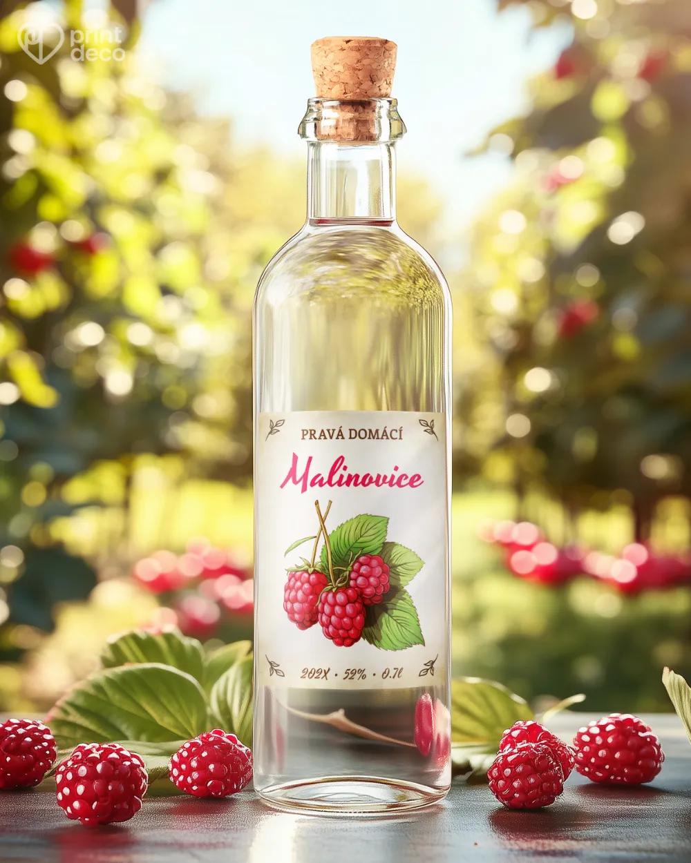 Etikety na malinovici – motiv 08 1/2