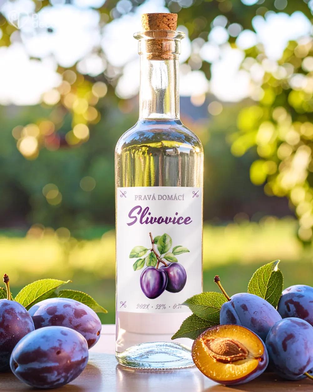 Etikety na slivovici - motiv 08 1/2