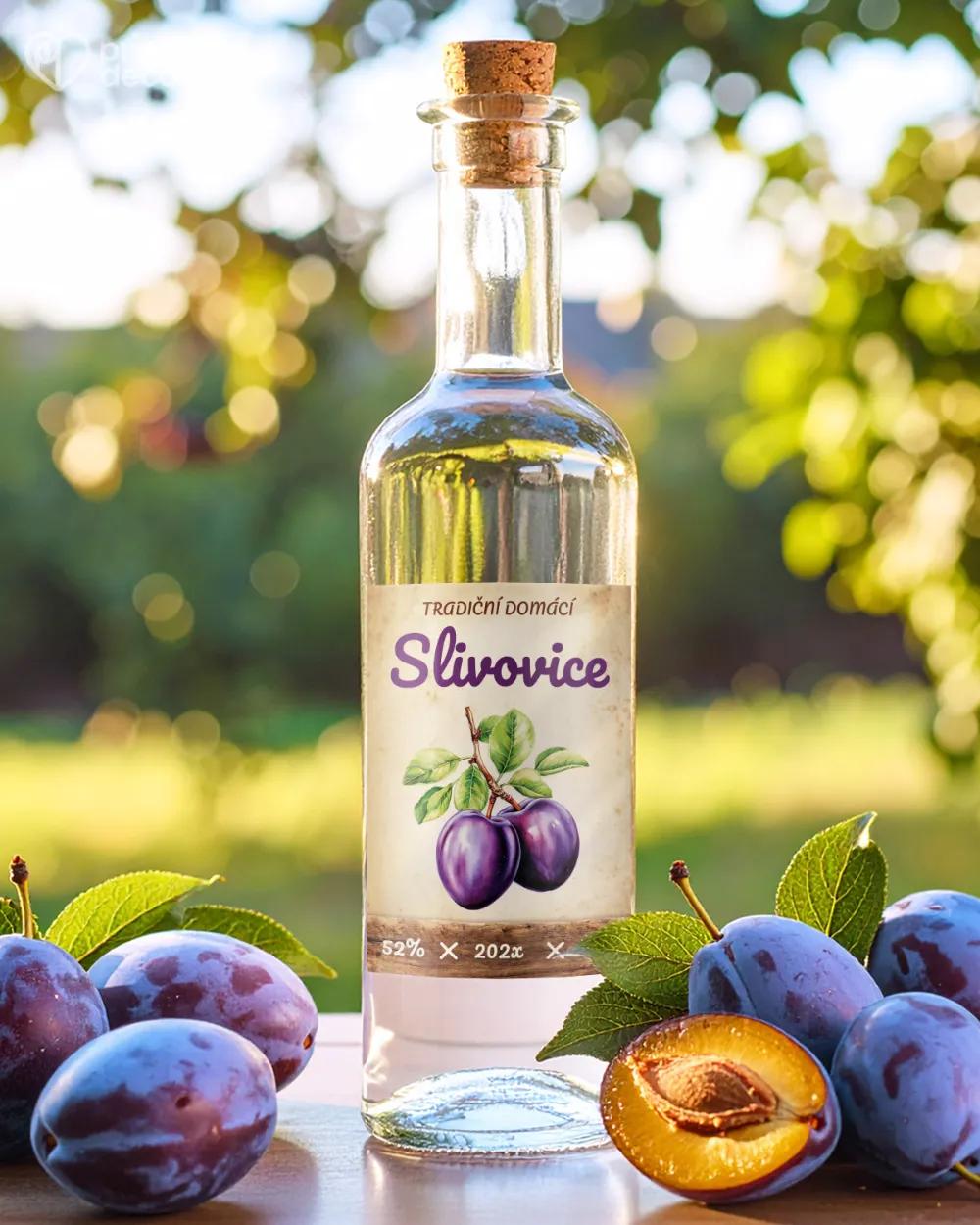 Etikety na slivovici - motiv 11 1/2