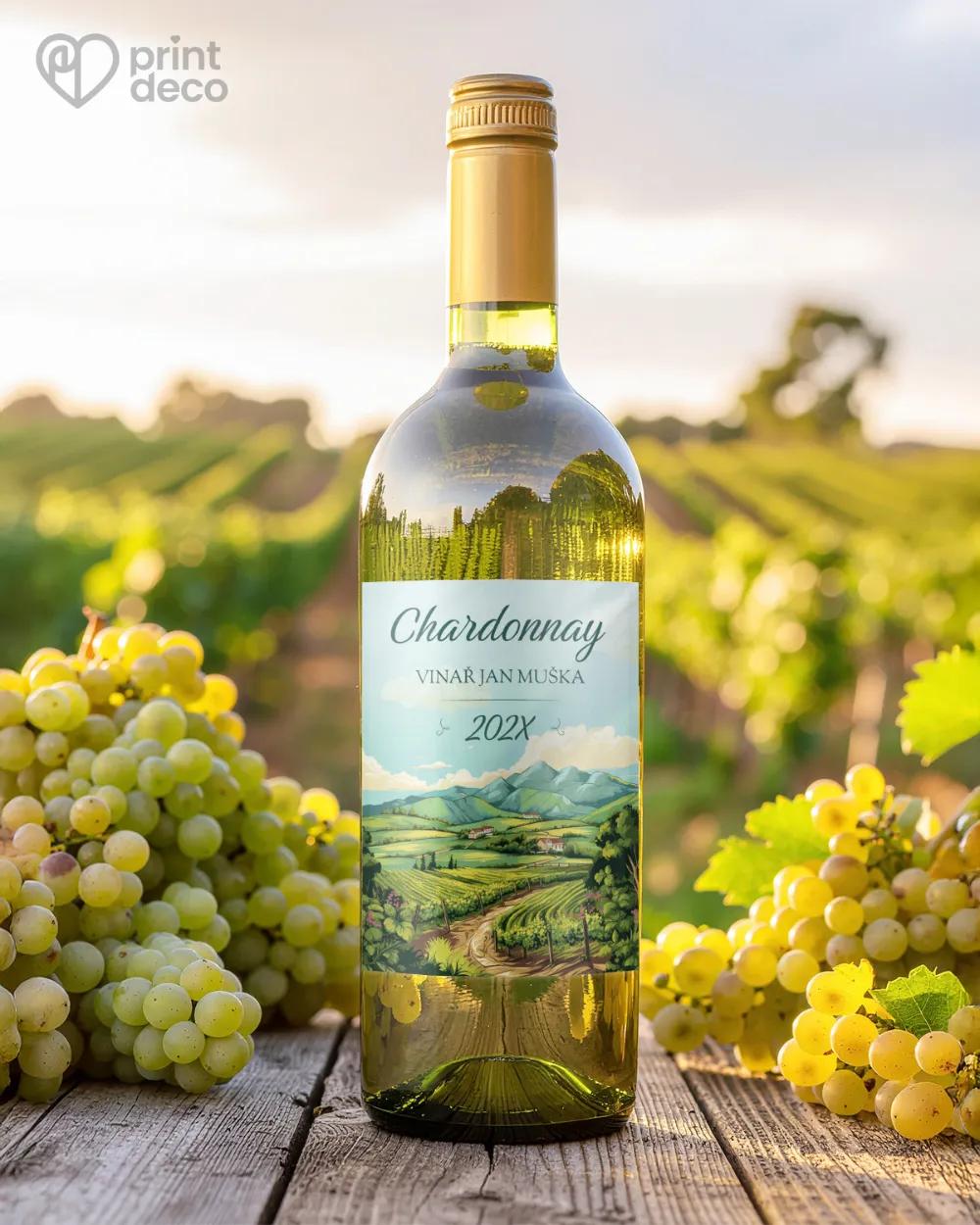 Etikety na víno - motiv 04 1/2
