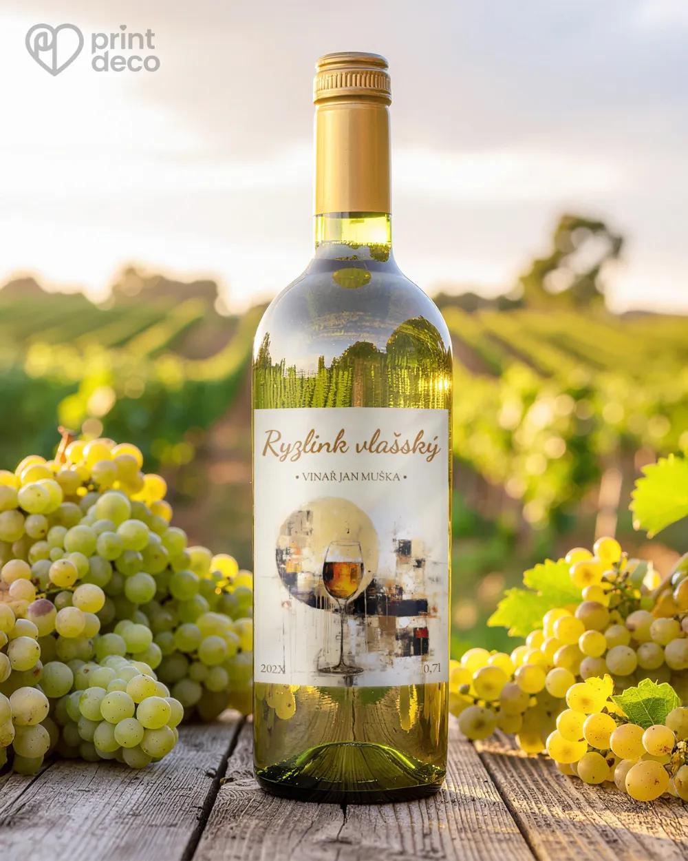 Etikety na víno - motiv 14 1/2