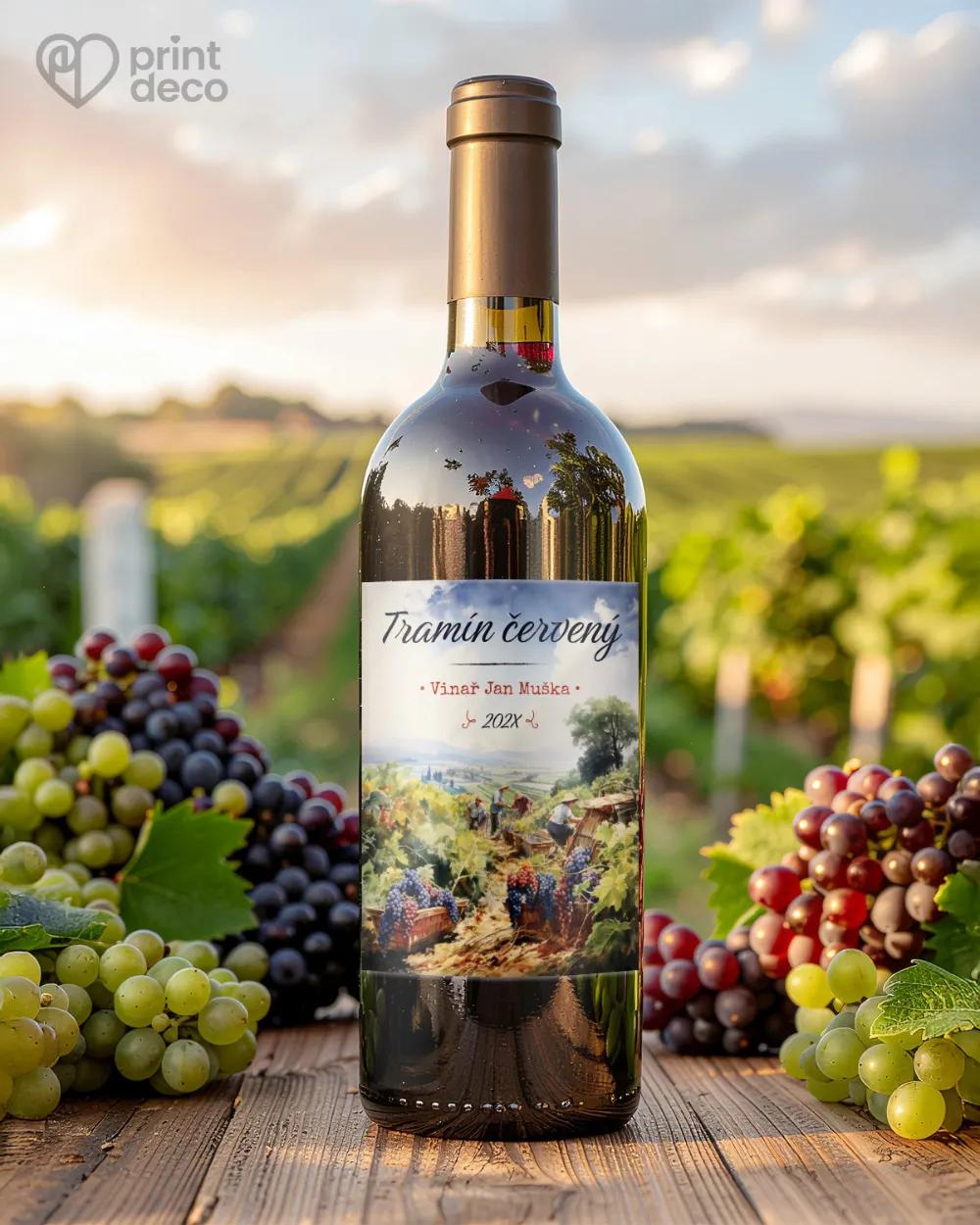 Etikety na víno - motiv 20 1/2