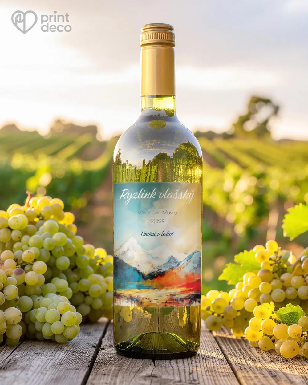 Etikety na víno - motiv 28 1/2