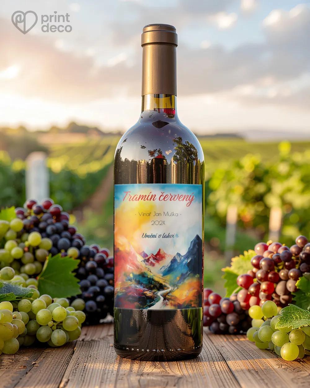 Etikety na víno - motiv 29 1/2