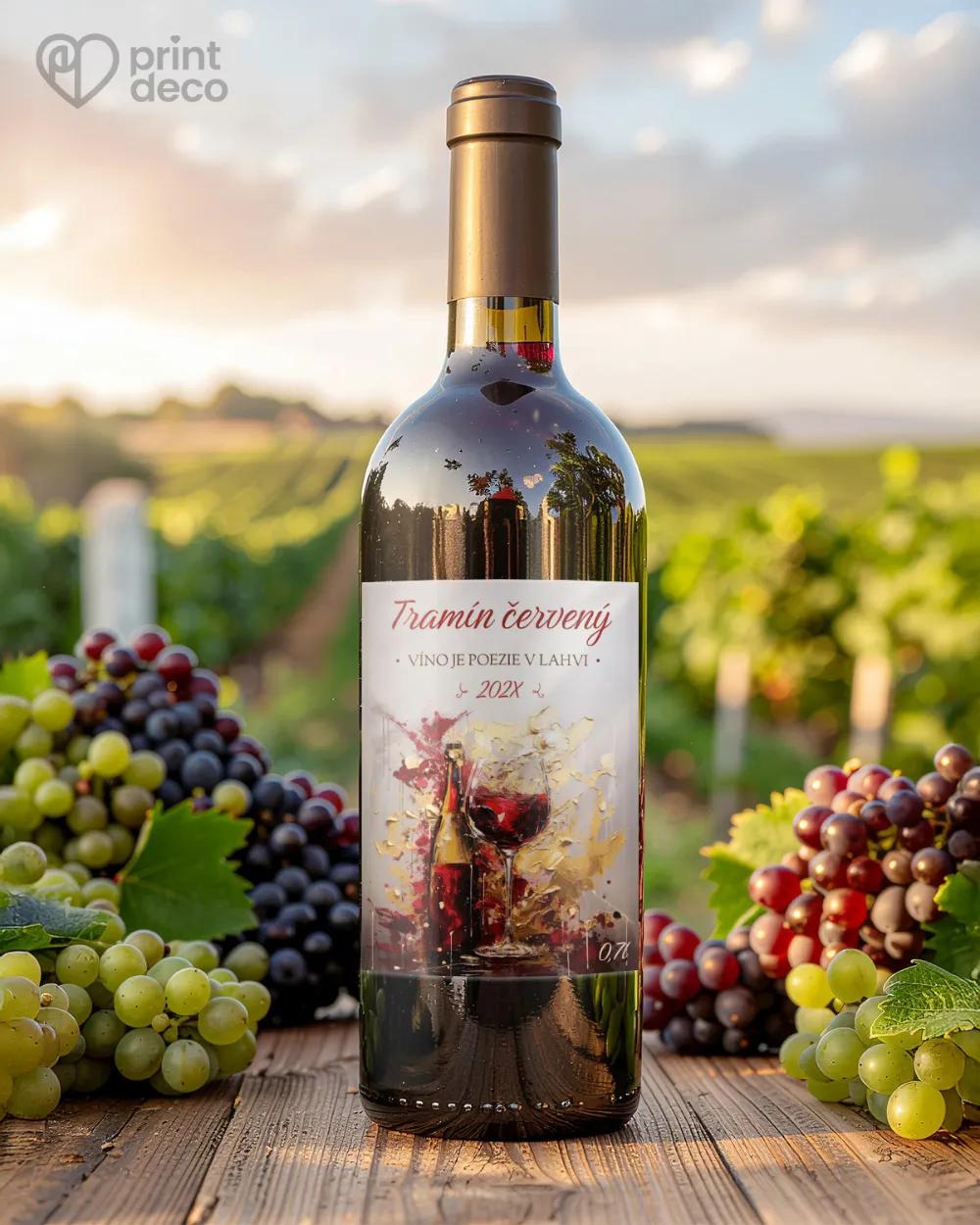 Etikety na víno - motiv 35 1/2