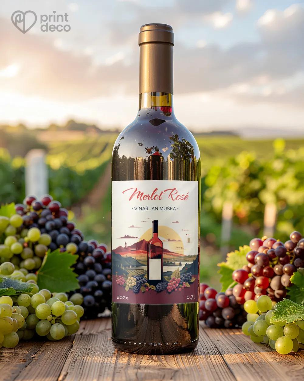 Etikety na víno - motiv 39 1/2