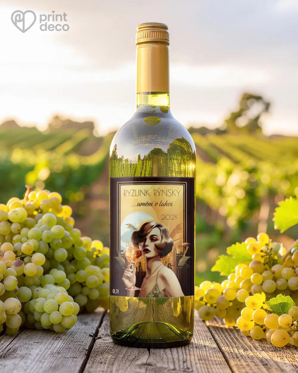 Etikety na víno - motiv 44 1/2