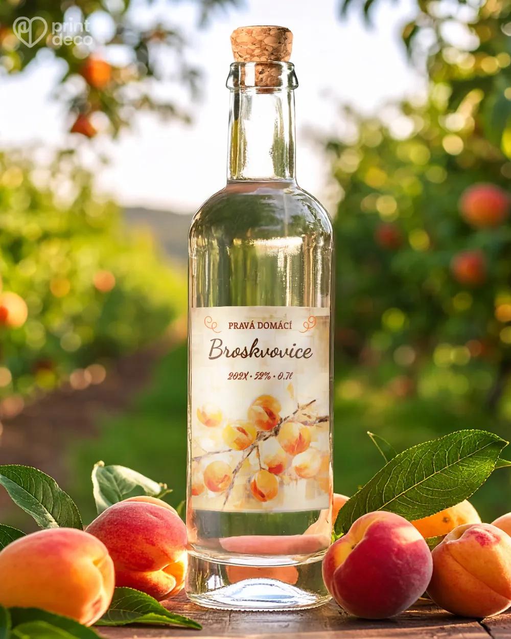 Etikety na broskvovici – motiv 12 1/2