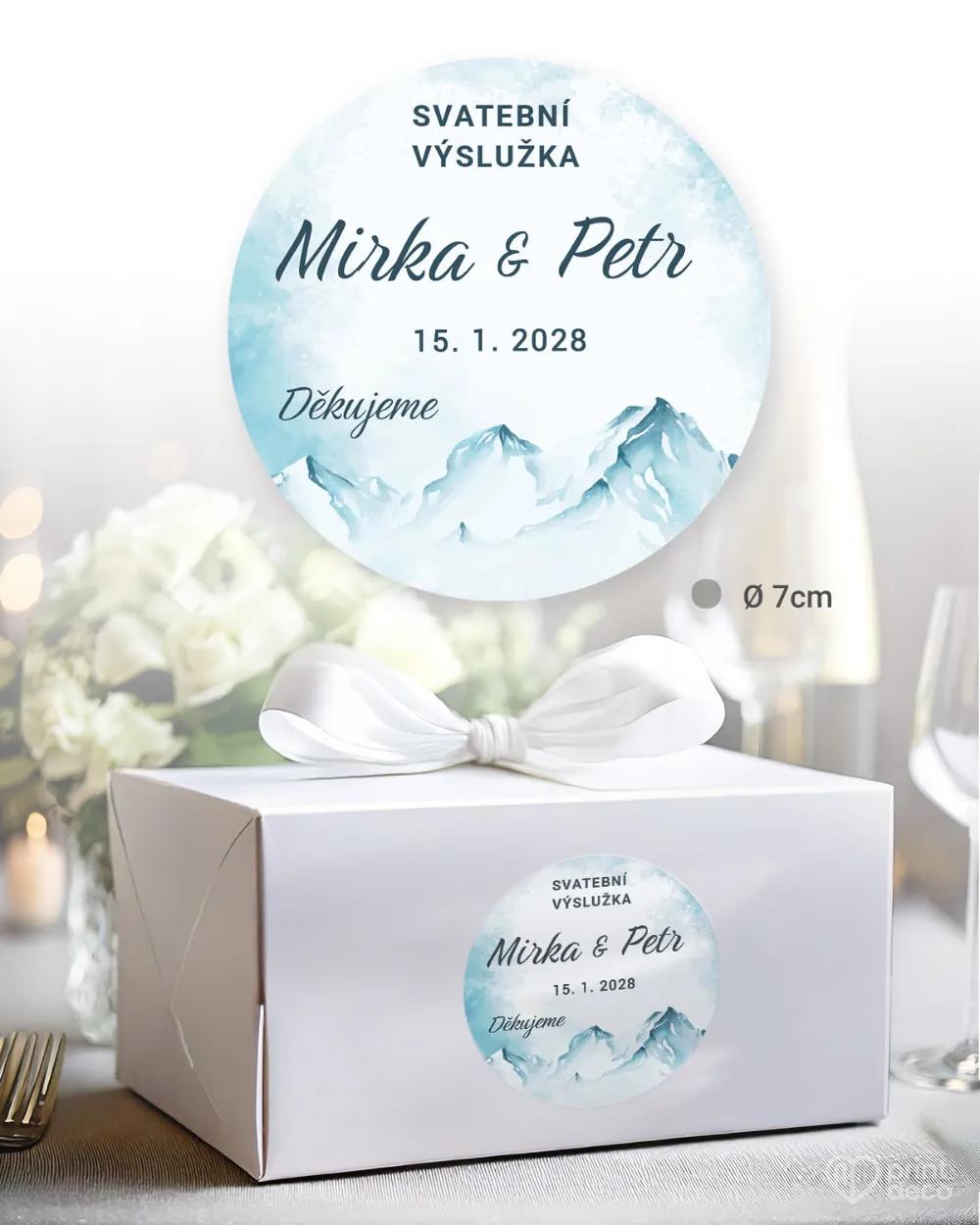 Svatební tiskoviny – Zimní krajina II. 1/3