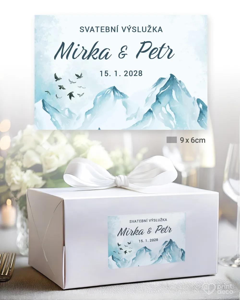 Svatební tiskoviny – Zimní krajina II. 2/3