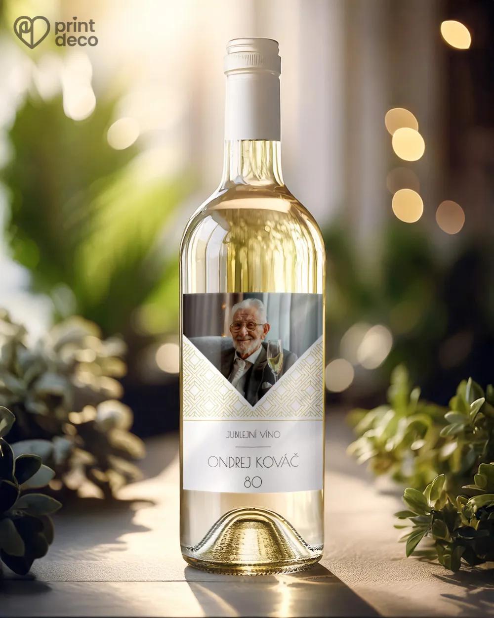 Etikety na láhve Art Deco I. s fotografií 1/2