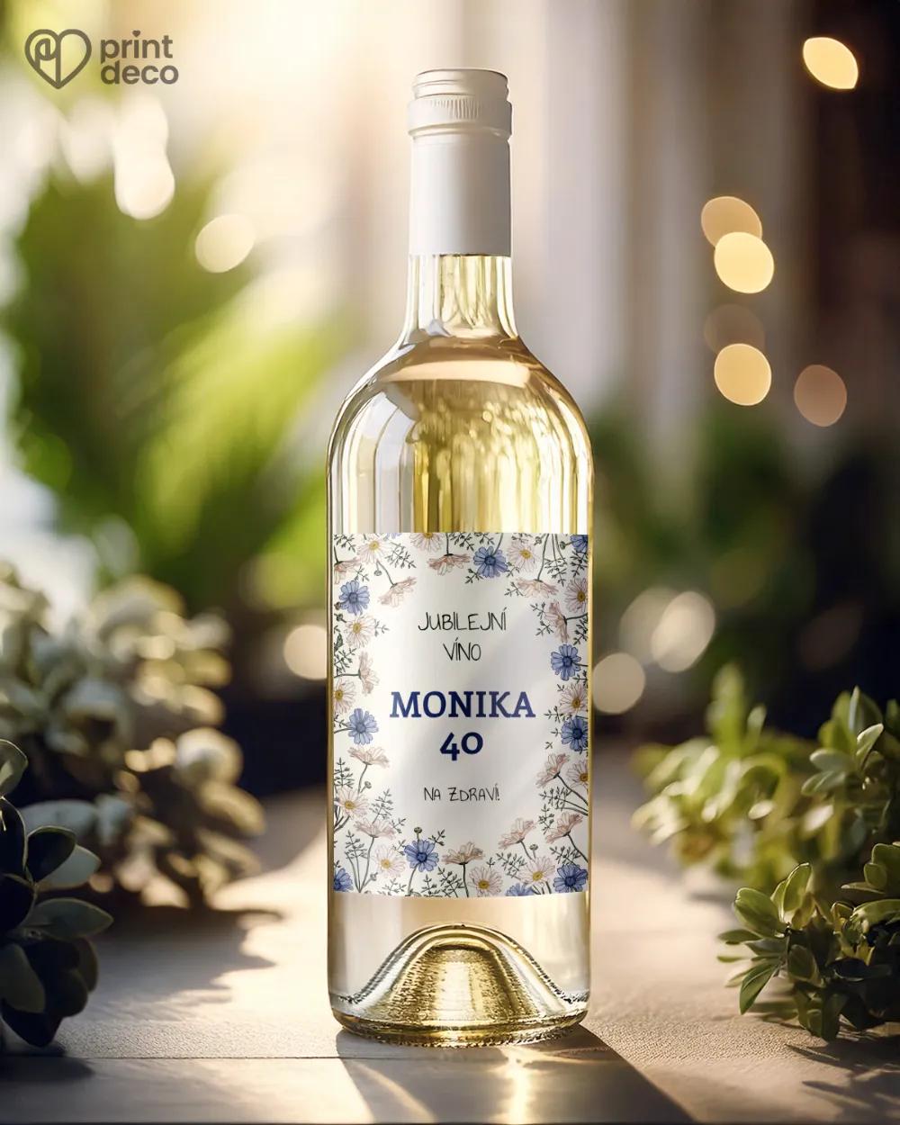 Etikety na láhve Heřmánek 1/2